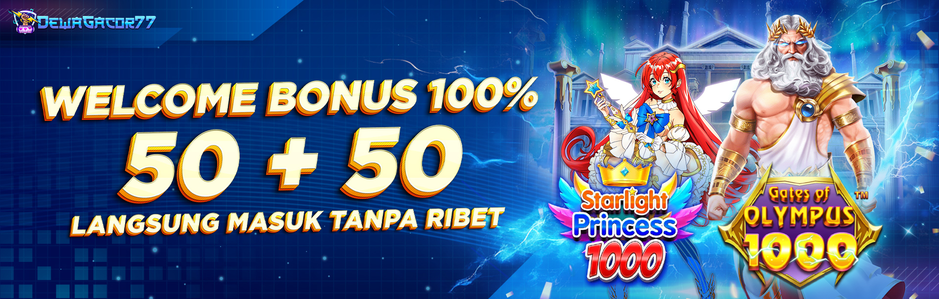 WELCOME BONUS 100%