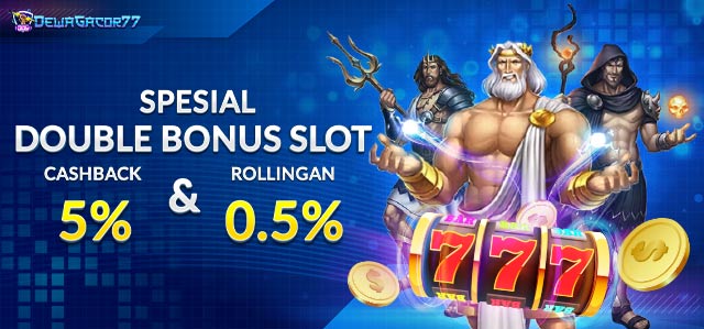 BONUS ROLLINGAN SLOT 0,5% & CB 5%